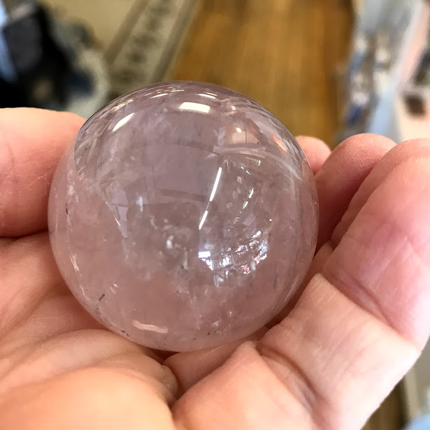 102 Rose Quartz Crystal Sphere
