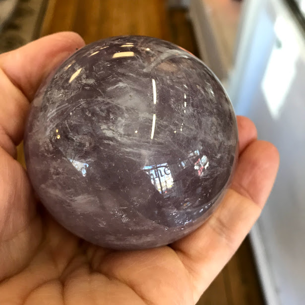 Amethyst Sphere/ Crystal Ball – Breathe Inspiring Gifts