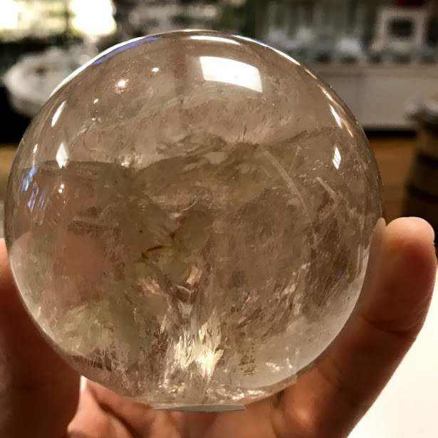 Smoky Quartz Crystal Sphere